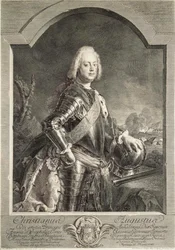 Portret Christiana Augusta, księcia Anhalt-Zerbst 1690-1747, 1750.