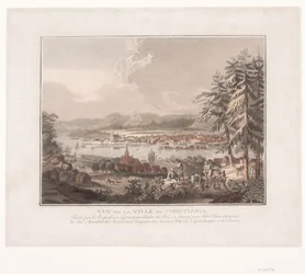 Widok miasta Kristiania