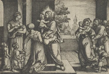 Chrystus i dzieci.