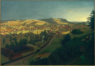 G.Scholz, widok na Grötzingen