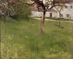 Ogród w Grez, 1884