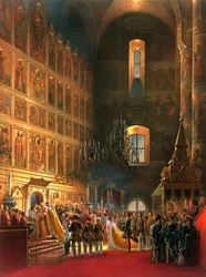 Namaszczenie cara Rosji Aleksandra II, Moskwa, 1856 r.