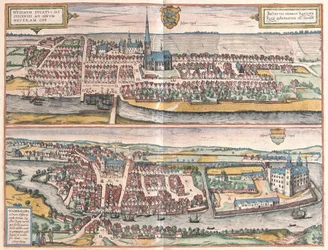 Husum, Niemcy, ilustracja z
