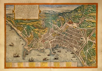 Mapa z miast świata autorstwa Georga Braun
