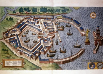 Port Ostia (Ostia) Ancient, Atlas Bram i Hopely