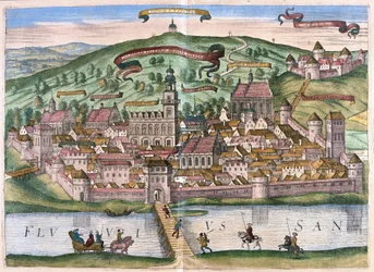 Przemysl, Poland (engraving