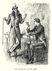 Ilustracja do Trilby autorstwa George du Maurier (grafika)