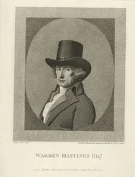 Portret Warrena Hastingsa, Esq., wyd. 1795 (grawerowanie)