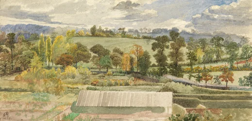 Kilburn Patrząc w stronę Hampstead, 1858 (wc na papierze)