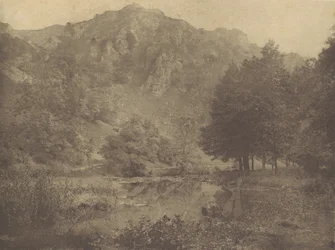 [Talerz z The Compleat Angler Izaaka Waltona], lata 80. XIX wieku, druk 1888., lata 80. XIX wieku, druk 1888.