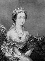 Eugenia de Montijo, cesarzowa małżonka Francji, ok. 1853-1857, 1910.