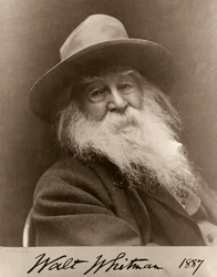 Portret Walta Whitmana w 1887 r.