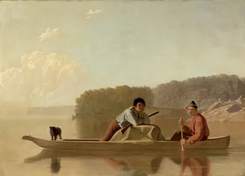 Powrót traperów, 1851