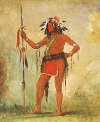 Cáh-be-múb-bee, ten, który siedzi wszędzie, odważny, 1835.