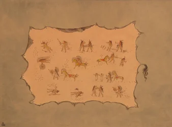 Faksymile szaty Mah-to-toh-pa - Mandan, 18611869.