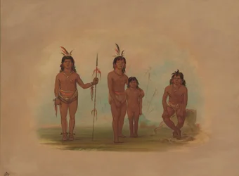 Czterech Indian Goo-a-dive, 18541869.