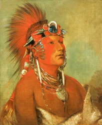 Jee-hé-o-hó-shah, Nie można rzucić, wojownik, 1832.