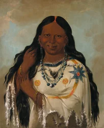 Kay-a-gis-gis, młoda kobieta, 1832.