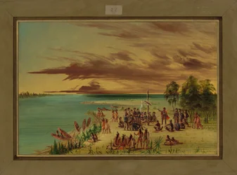 La Salle przejmuje Luizjanę dla Francji, 9 kwietnia 1682, 1847-48