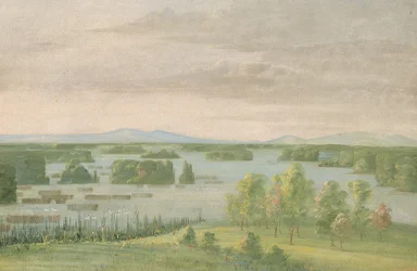 Lac du Cygne (Jezioro Łabędzie), w pobliżu Coteau des Prairies