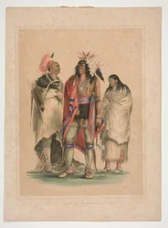 Indianie Ameryki Północnej, pl. 1 z portfolio Indian północnoamerykańskich