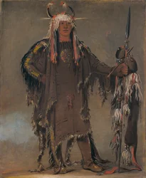 Peh-tó-pe-kiss, żebra orła, wódz Piegan, 1832.