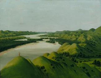 River Bluffs, 1320 mil nad St. Louis, 1832.
