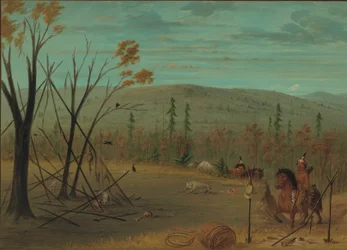 Bracia Cheyenne powracający z jesiennego polowania, 18611869.