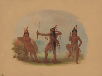 Trzech Indian z podróży, 18541869.