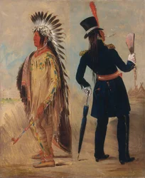 Wi-jún-jon, Gołębi Głowa Jajka Światło zmierzające do Waszyngtonu i powracające z niego, 1837-1839.