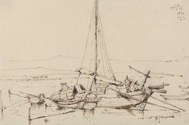 Chińskie łodzie, 1834