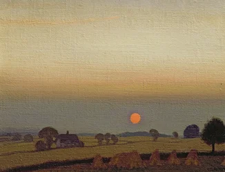 Zachód słońca, ok. 1920