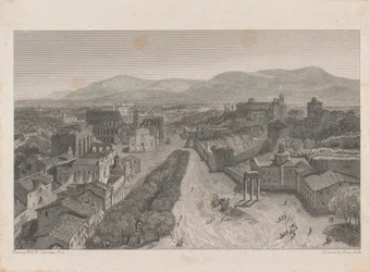 Forum Romanum z Wieży Kapitolu