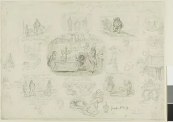 Mody i przerażenia z 1829 r. (recto); Anioły zawsze jasne i sprawiedliwe (verso)