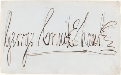 George Cruikshank (ozdobny podpis)