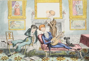 Kolibry lub A Dandy Trio, wyd. 1835.