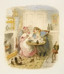 Ilustracja do filmu "Oliver Twist"