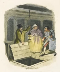 Ilustracja do filmu "Oliver Twist"