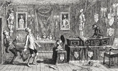 MacCallum i Hutcheon, ilustracja z „Redgauntlet” Sir Waltera Scotta (1771-1832) opublikowana w 1843 r.