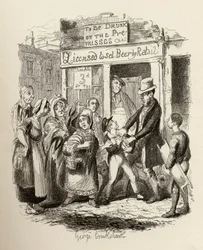 Oliver twierdził przez swoich serdecznych przyjaciół, z „Przygód Olivera Twista” Charlesa Dickensa (1812-70) 1838, opublikowanych przez Chapman und Hall, 1901