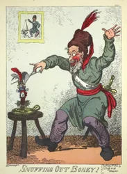 Gaszenie Boney, pub. przez Thomasa Tegg