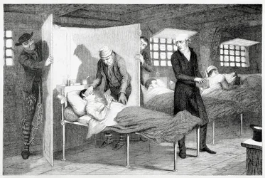„Chłopiec umiera na statku transportowym”, 1848