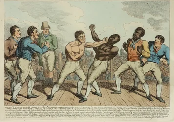The Close of the Battle Triumphant (kolorowa akwaforta)