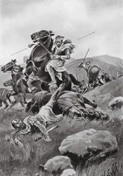 Śmierć Masistiusa (litografia)