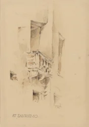 W San Remo, 3 stycznia 1878 (ołówek i toaleta na papierze)