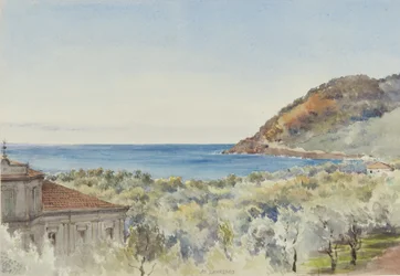 W San Remo patrząc na zachód, 29 listopada 1877 (wc na papierze)