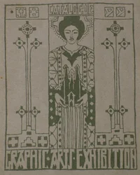 Wydruk próbny dla okładki katalogu Dundee Graphic Arts Association