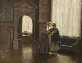 Pani Mary Carpenter i jej pierwsza reformatorka, Annie Woolham, w Red Lodge, 10 października