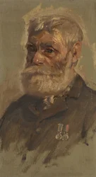 Portret G. Sandforda, 28., c. 1920 (olej na desce)