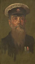 Portret J. Brooksa, VI Dragonów, ok. 1930 r. 1920 (olej na desce)
